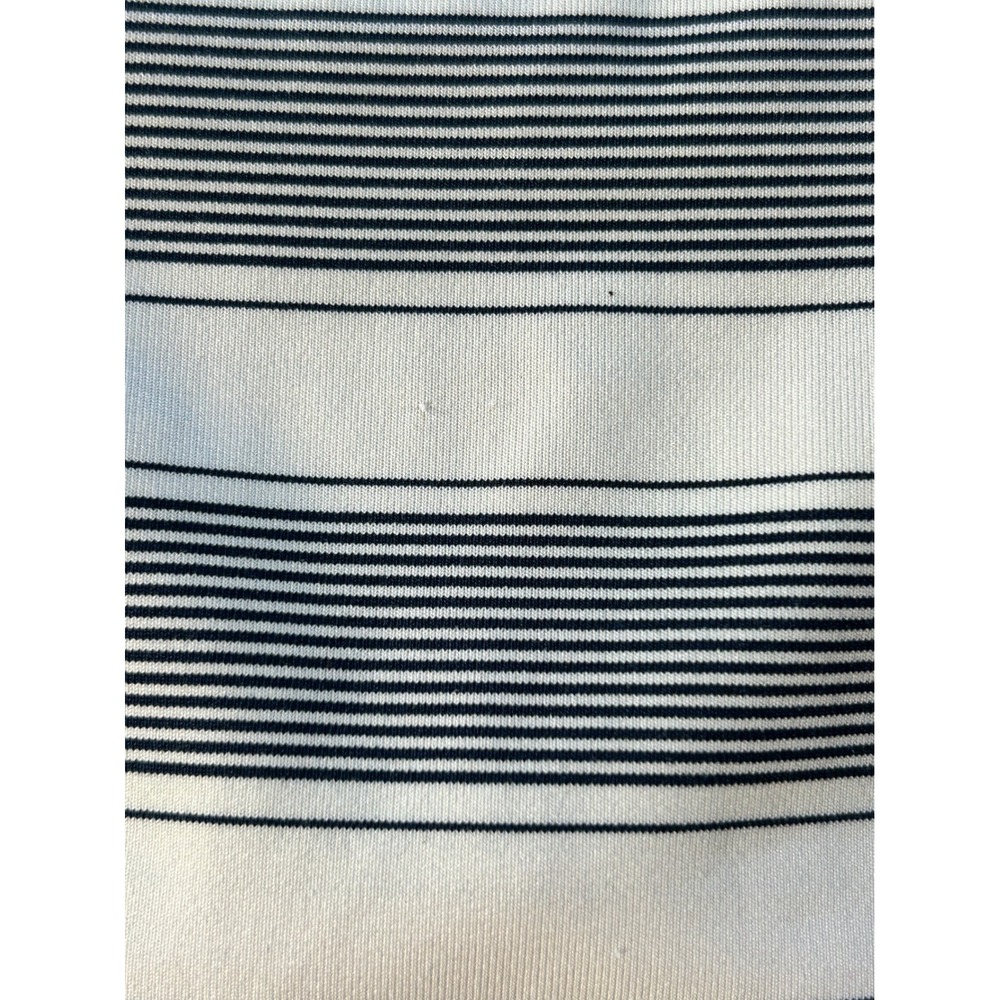 Under Armour Mens 2XL HeatGear Striped Polo Shirt White Navy Blue Loose Fit - Picture 8 of 8